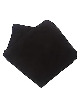 Gravity Threads Micro Fleece Womens Mens Winter Scarf, Black